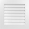 Ekena Millwork Vertical Surface Mount PVC Gable Vent: Non-Functional, w/ 3-1/2"W x 1"P Standard Frame, 26"W x 26"H GVPVE26X2601SN - alternate 1